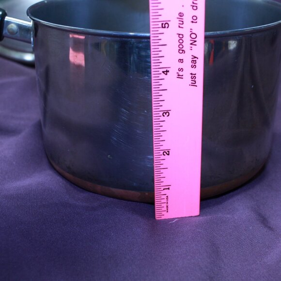 Revere Ware 1801 Copper Bottom 3 Quart Saucepan With Lid - Clinton, ILL - Picture 13 of 13